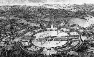 Projet pour la ville nouvelle de Chaux autour de la saline d'Arc-et-Senans / Photo Justelipse / Wikipédia